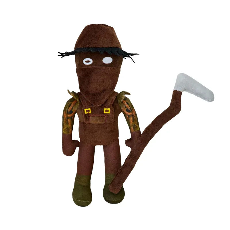 2025 NEW DOORS Outdoors Plush Game Doors Plushie Horror Carrot Gardener Stuffed Doll Halloween Party Home Decor Soft Toy Gift