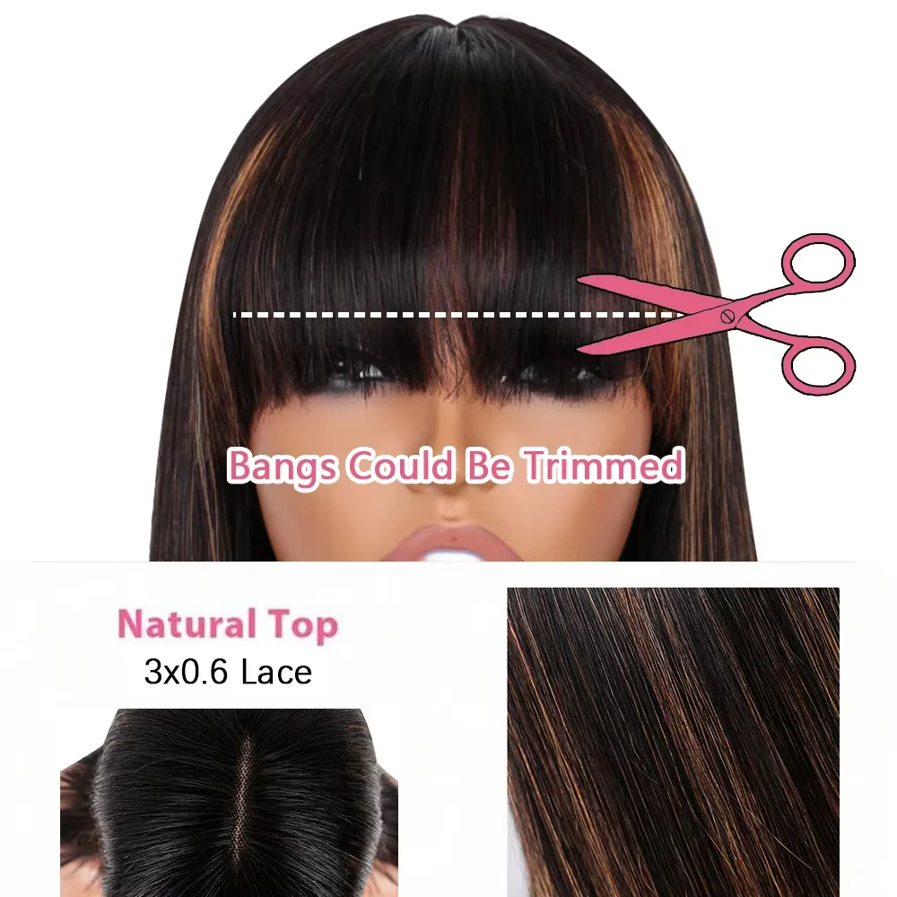 200 Dichte Highlight Braun Kurze Gerade Bob Perücke Echthaar 2x1 Spitze Glueless Perücke 100 % Echthaar Perücke Für Frauen Brasilianisches Haar