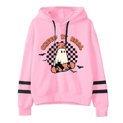 Creep halloween hoodies halloween boo roupas femininas halloween retro moletom harajuku engraçado dia das bruxas hoodie