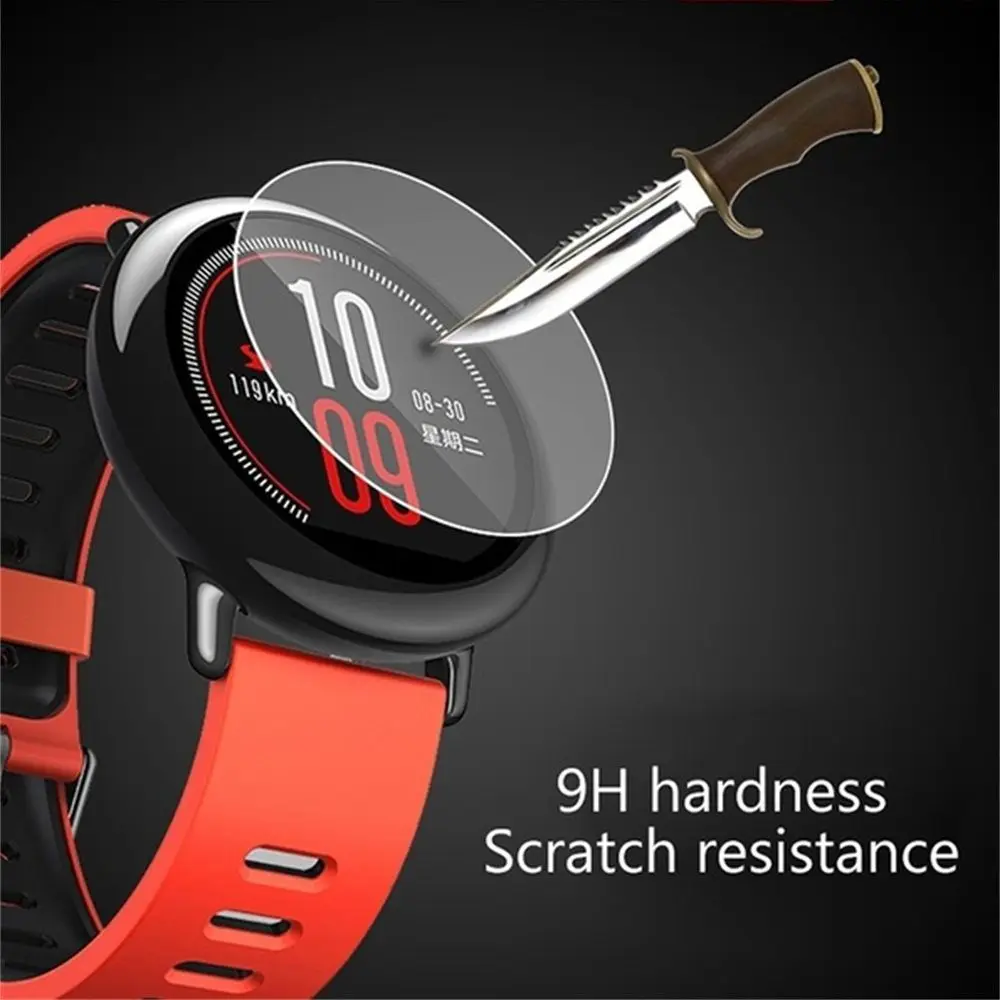Защитные пленки премиум-класса HD 9H для Huami Amazfit Pace Stratos Verge Lite, защитные пленки из закаленного стекла