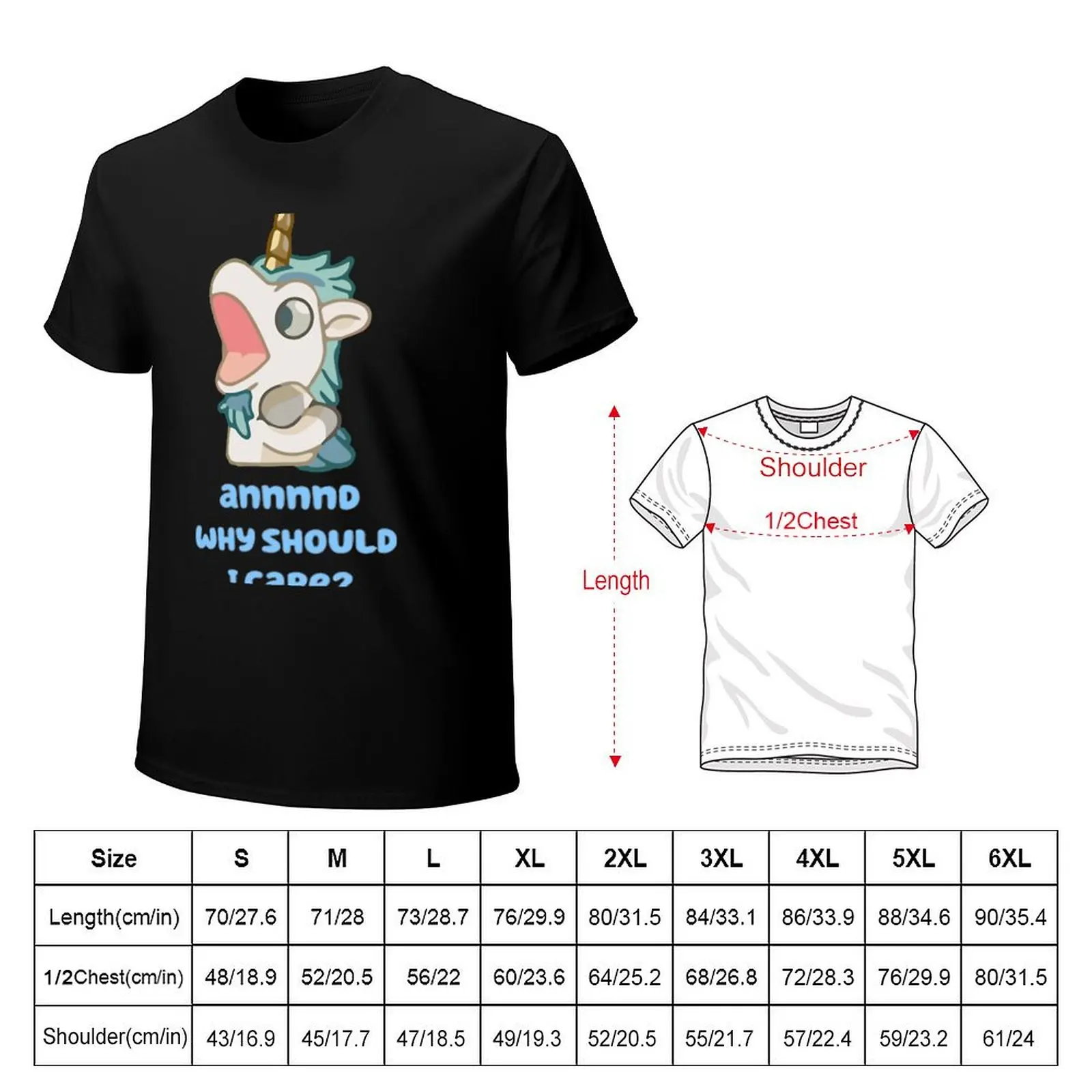 Annd Why Should I Care T-Shirt Trendy Pattern T-Shirt for Men