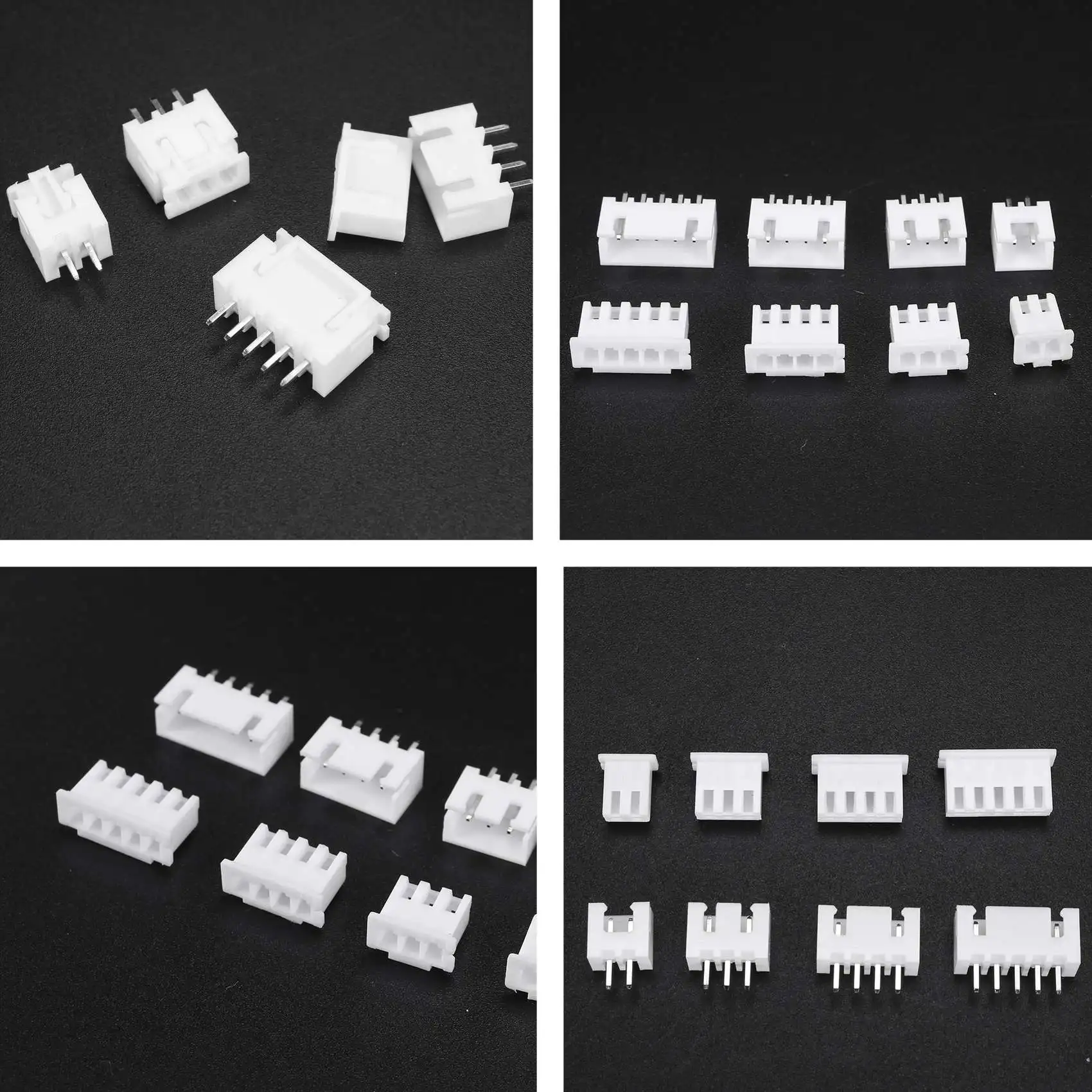 BNVN-560PC 2.54Mm JST-XHP 2/3/4/5 Pin Housing With 2.54Mm JST XH Male/Female Pin Header Dupont Wire Connector Kit