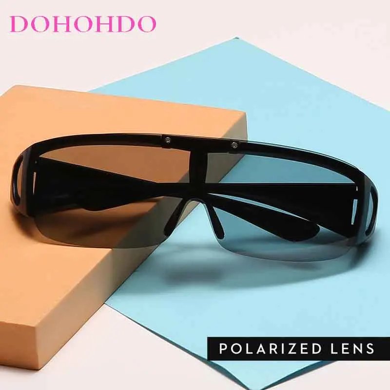 

Vintage Clip-on Flip-up Lens Photochromic Polarized Sunglasses Men Woman Anti-Glare Driving Goggle Outdoor Sport Glasses UV400