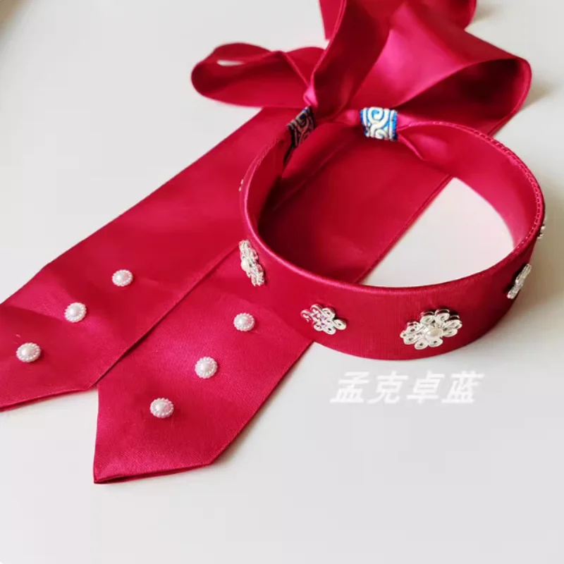 

Модная повязка на голову в монгольском этническом стиле, универсальный аксессуар для танцев