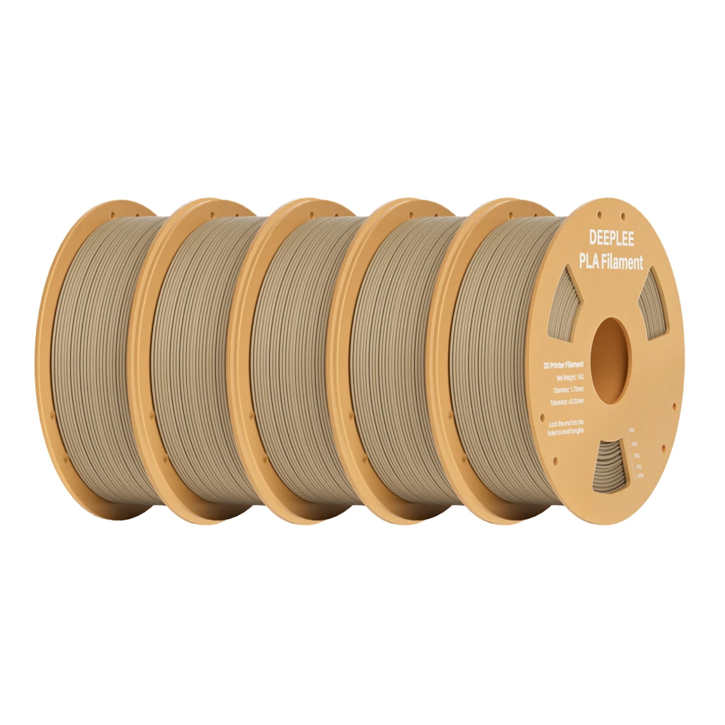 DEEPLEE PLA 3D-Drucker Filament PLA Filament 1,75mm 10KG, Sorgfältig Gewickeltes 3D-Druck Filament 1,75mm, Passend für die Meisten FDM 3D-Drucker