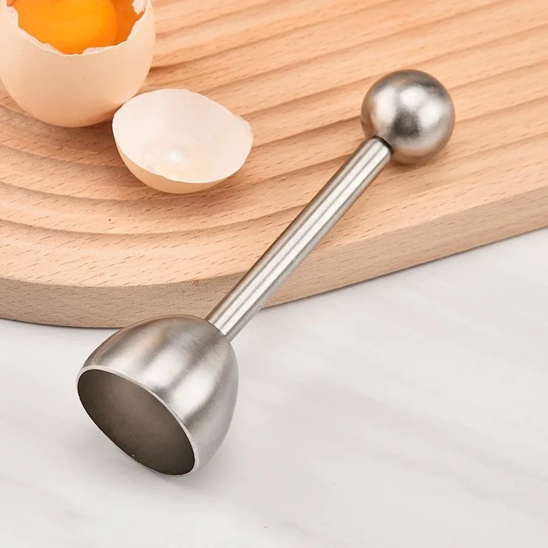 304 Stainless Steel Egg Shell Puncher Household Commercial Egg Opening Tool Labor-Saving Hole Driller Breaking Egg Shell Gadget