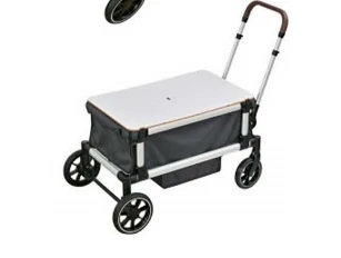 Twin double baby stroller wagon folding wagon with canopy for kids and cargo garden outdoor park utility baby wagon