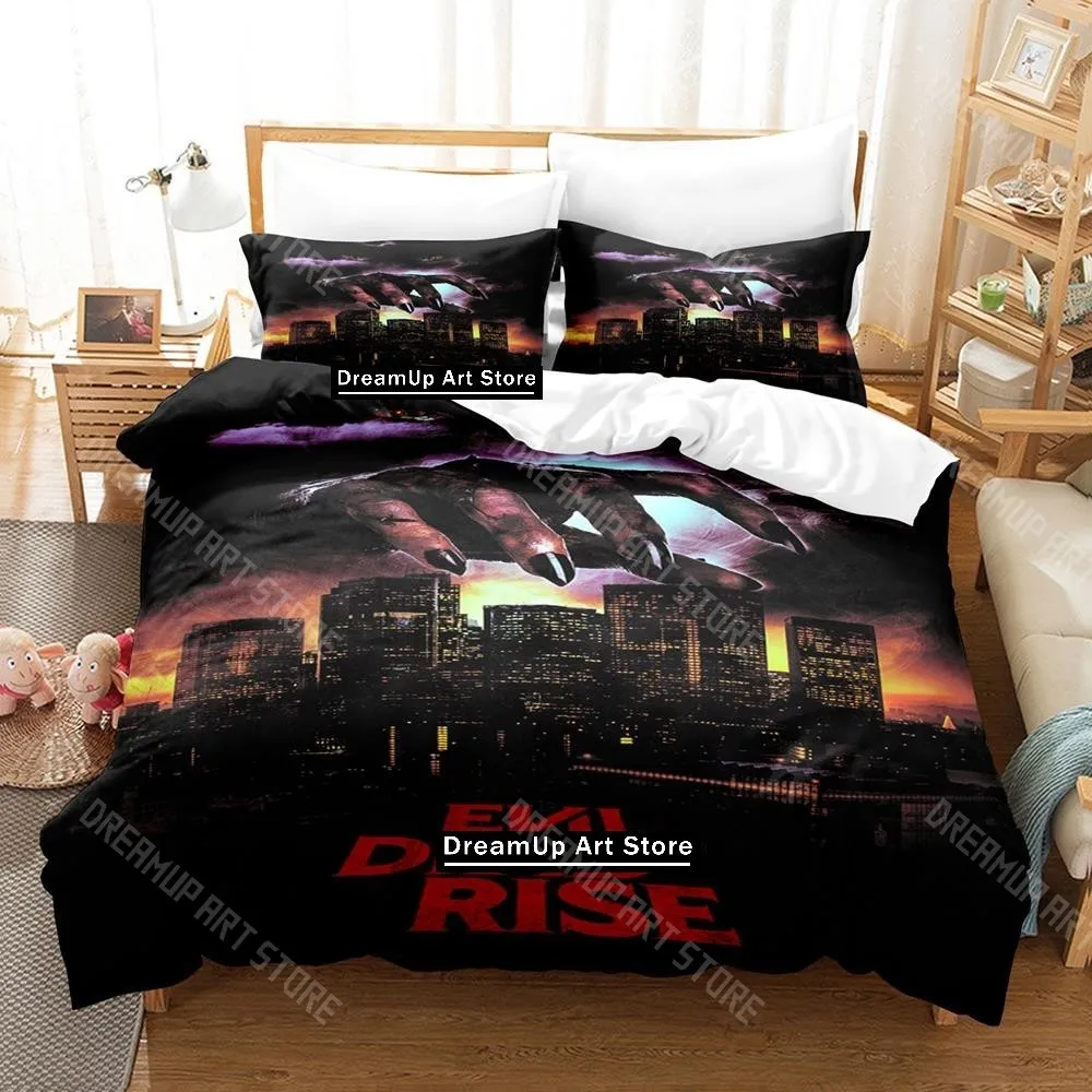 3D Printed Evil Dead Rise Game Bedding Set for Boys Girls Duvet Cover Pillowcase Twin Queen King Full Single Double Sizes