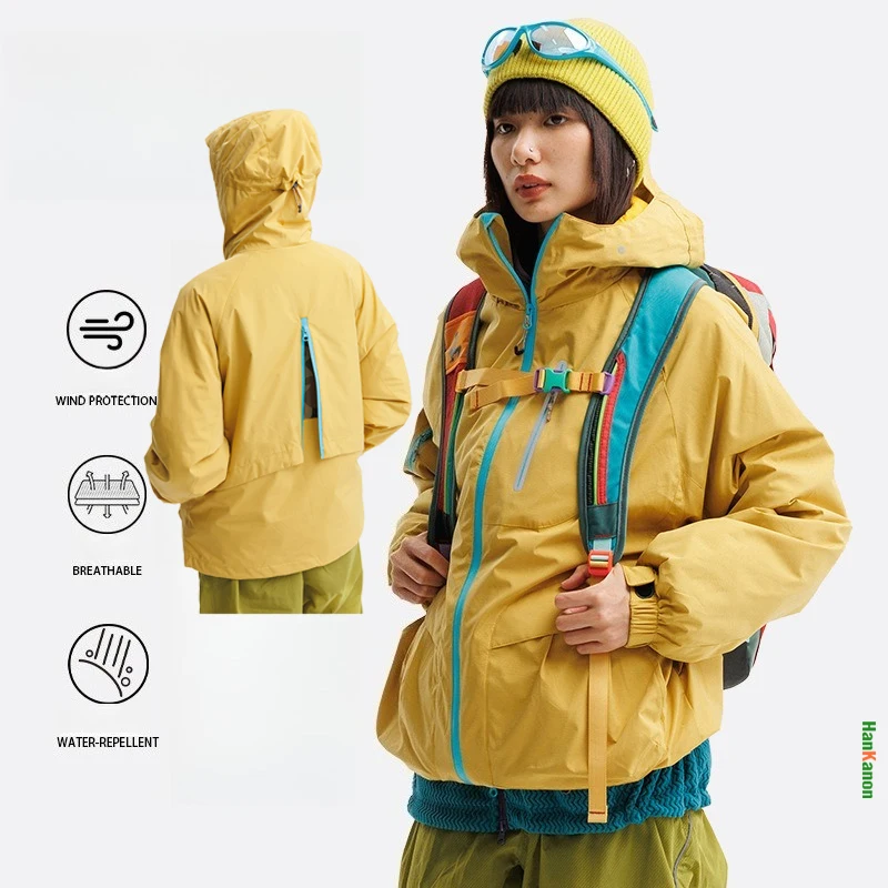 

Unisex Lightweight Outdoor Jacket: Waterproof, Windproof & Oil - Resistant for Mountain Climbing, Hiking & Athletic Use