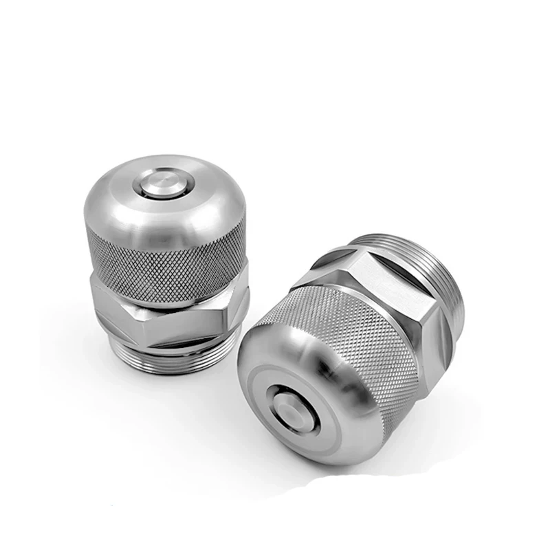 304 Stainless Steel Siphon Air Atomizing Fuel Nozzle, Methanol Alcohol Oil Burner Spray Nozzle 100-200L/h & 300-500L/h