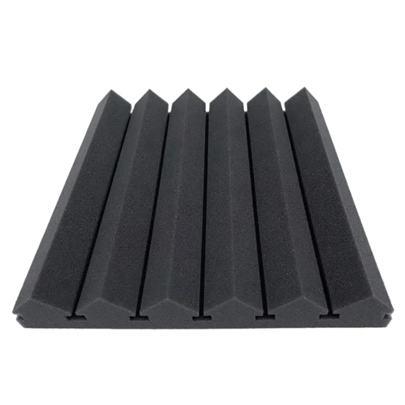 Paneles de espuma acústica de 30x30x5cm, 6 uds., para estudio, KTV, tratamiento insonorizado, almohadillas de pintura, pegatinas de papel para pared-ABQU