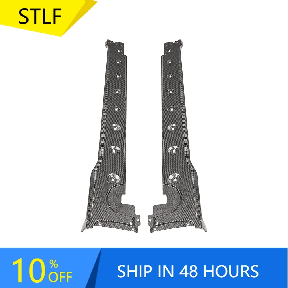 

Deren High QualityCar Side Skirts For 19-Up Porsches 911 992 Turbo S Dry Carbon Fiber Dry Replacement With New Bumper Door Panel