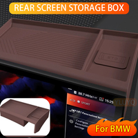 For BMW 3 Series 4 Series i3 i4 Central Control Screen Rear Storage Box Silicone Storage Box Car Accessories