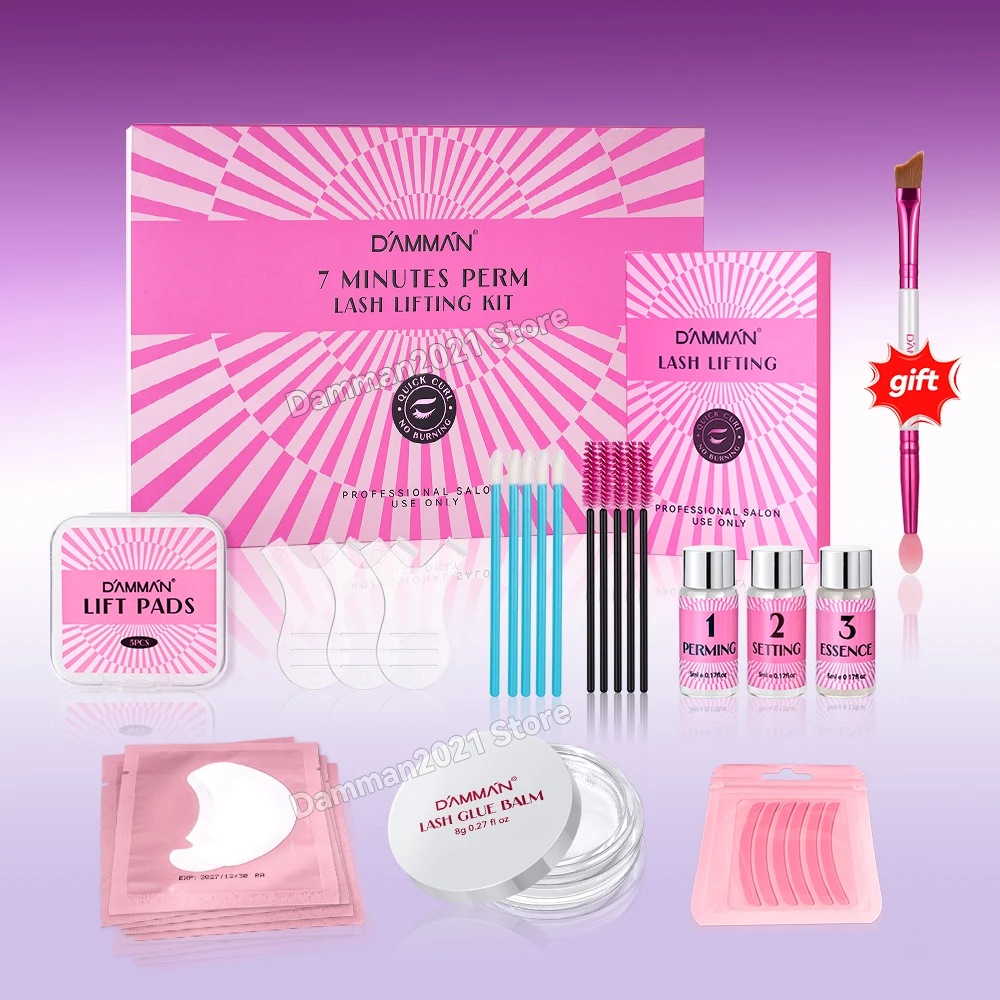 Damman Wimpern Lifting Kit Professionelle Lash Lifting Wimpern Lockenwickler Dauerwelle Kit Langlebige Lash Lift Dauerwelle Make-Up-Tools