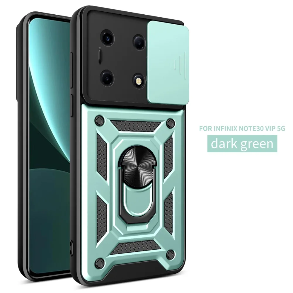 Armor Shockproof Phone Case for Infinix  Note 40 30 12 11 I VIP Hot 40 30 20 S I Play Pro Plus 4G 5G Car Magnetic Protect Cover