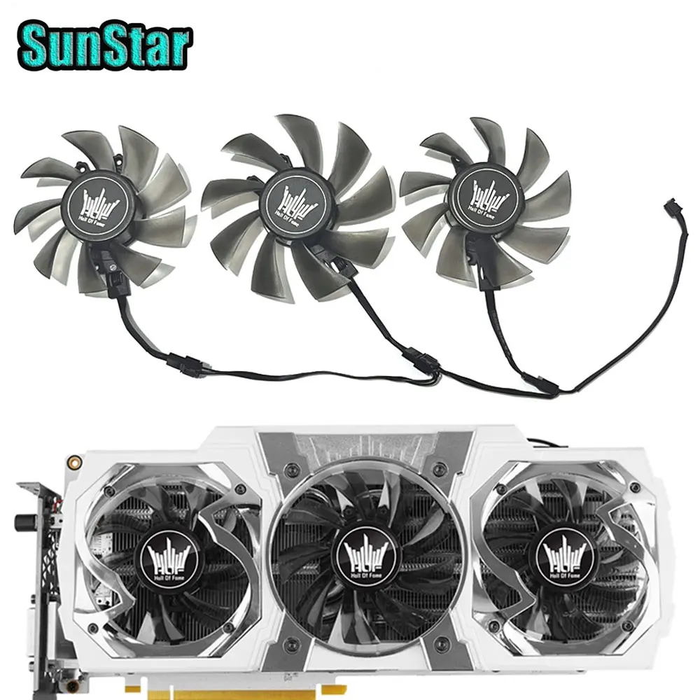 NEW GA92S2H GTX 970 GTX 980 TI Video Card Cooler Fan For Galaxy GTX 970 GTX 980 TI HOF Graphics Card Cooling