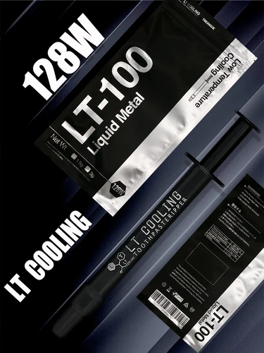 Imagen 2 del producto Grasa de pasta conductora térmica de Metal líquido Ultra 128W/mK LT-100, grasa térmica de 1,5g y 3g para refrigeración de CPU GPU