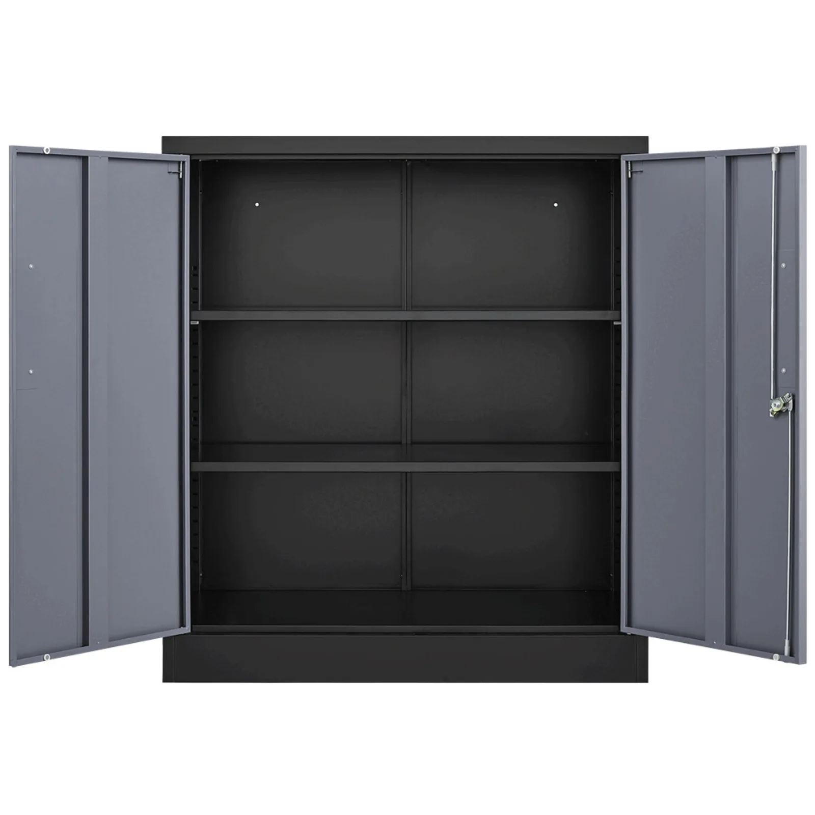 

US Metal Garage Storage Cabinet,File Cabinet with 2 Adjustable Shelves for Office