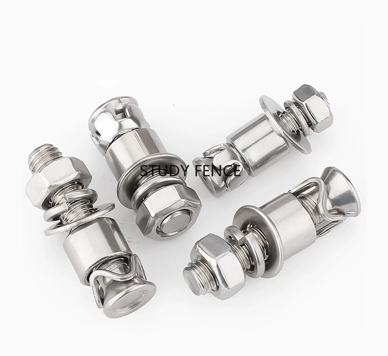 5pcs 304 Stainless Steel Tapping Type Back Bolt Screw M6M8 Thread Diameter Stainless Steel Back Bolt Hardware Accessories