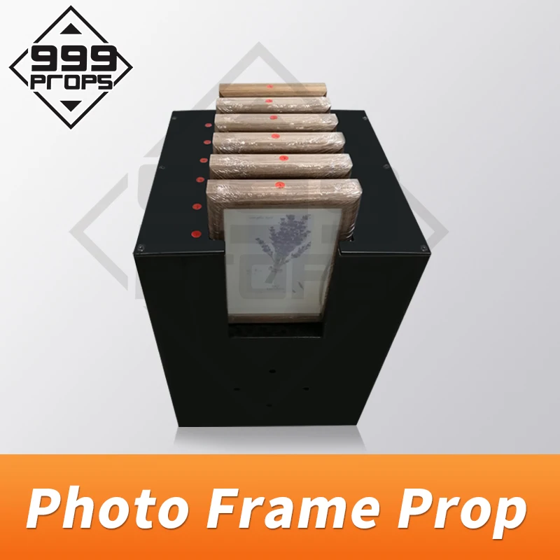 

Escape Room Photo Frame Prop Place Photos in correct position to release mag lock Escape Game Props