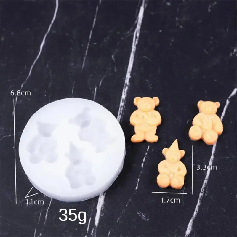 Dorica Mini Bear Design Silicone Mold Cake Decorating Tools Chocolate Fondant Chocolate Sugarcraft Cake Mould Kitchen Bakeware