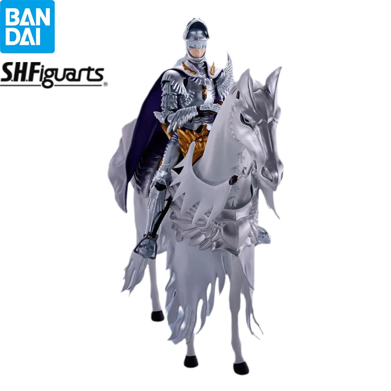 Original Bandai S.H.Figuarts Griffith Falcon of Light Berserk PVC Anime Figure Action Model Collectible Toys Gift