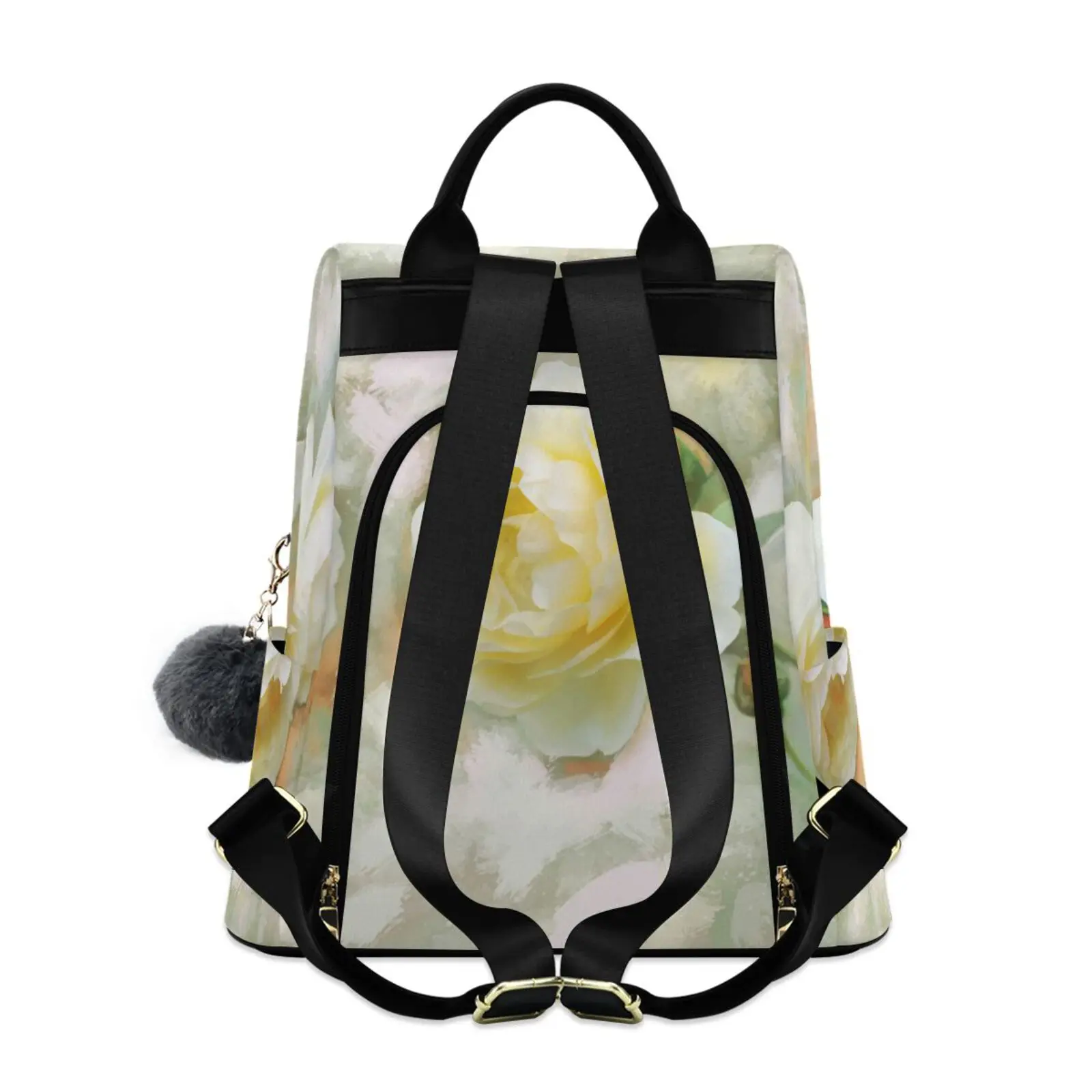 Sac à dos en polyester pour femme, sac à dos de voyage léger pour femme, sac initié pour fille, impression de fleurs, mode, nouveau