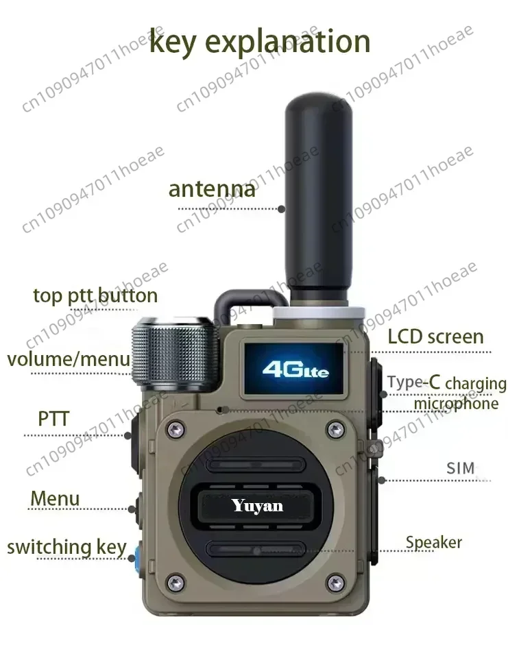 G6 best selling rugged walkie talkie sim card two way radio 4g poc walkie talkie long range 5000km