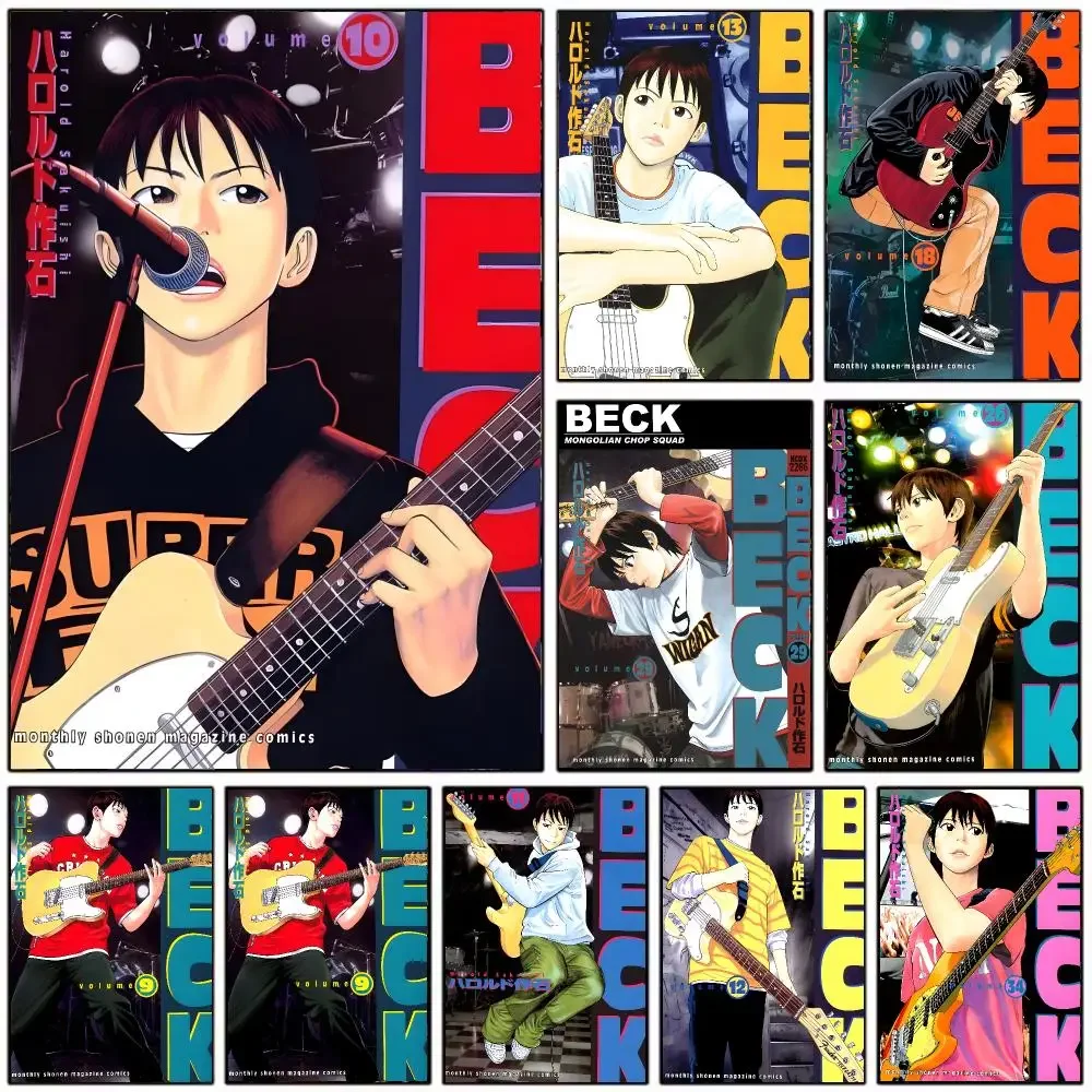 Manga Music B‑Beck Mongolian Chop Squad Poster Wall Art Print Decorative Mural Home Decor Gift Unframed