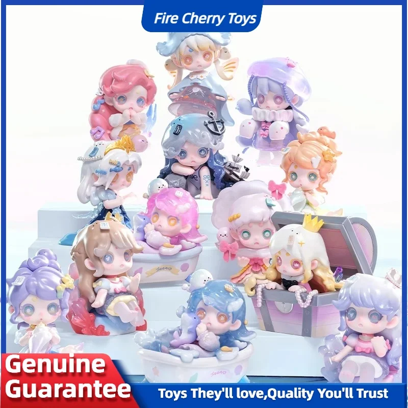 

Genuine Keeno 3rd Gen Sea Breeze Trendy Desktop Play Doll Blind Box Wishing Series For Women Kawaii Gift Mystery Box Fun Toy