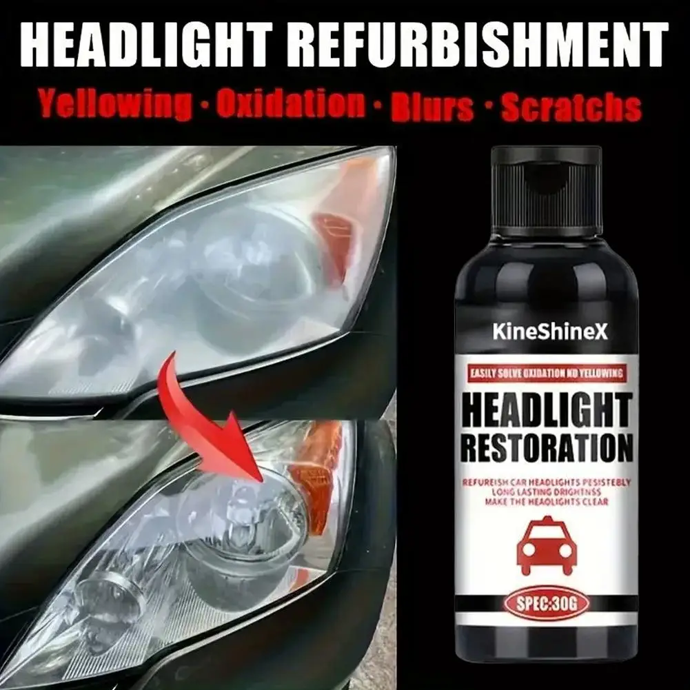 

Car Headlight Repair Paste Ceramic Headlamp Restoration Restores Oxidation Premium Automotive Removes Tool Clarity Yellowin Q4I4