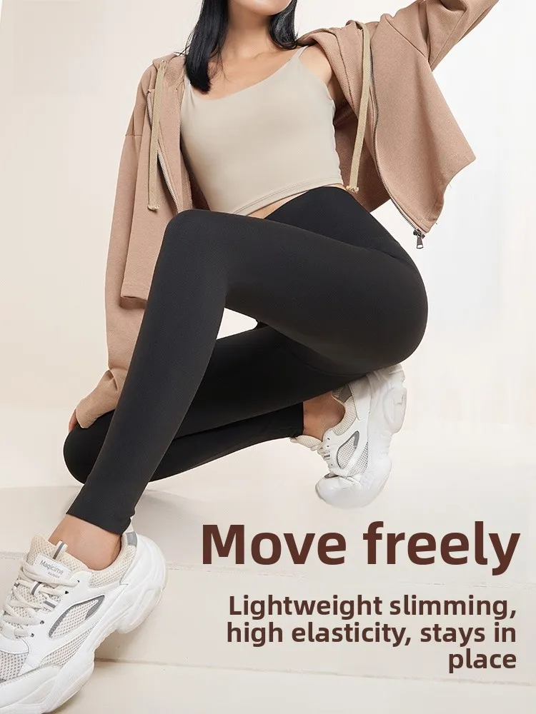 

Женские леггинсы для йоги с высокой талией, облегающие, эластичные, с эффектом утяжки живота и подтяжки ягодиц, не скользящие, базовый слой, тонкие, как вторая кожа