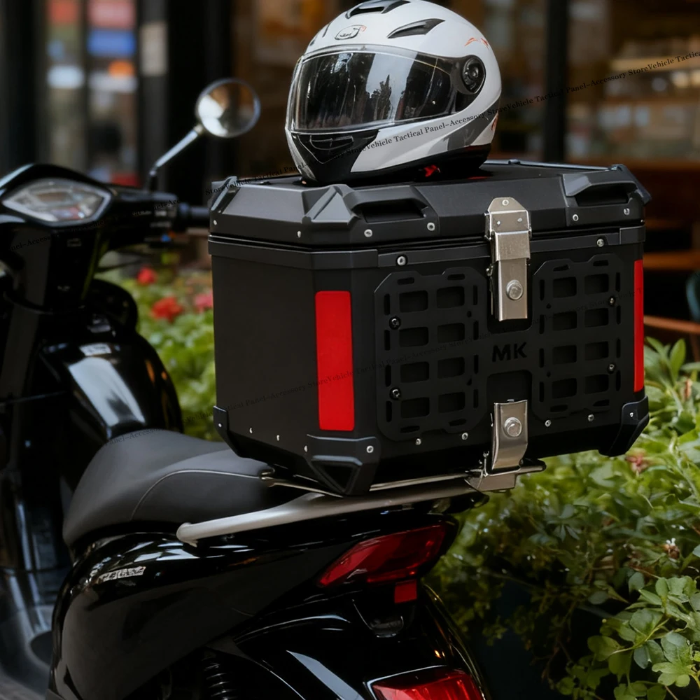 Верхний чехол для мотоцикла, тактическая панель Molle, тактический ящик для хранения из алюминиевого сплава, универсальный боковой ящик, модульный органайзер, быстро монтируемый