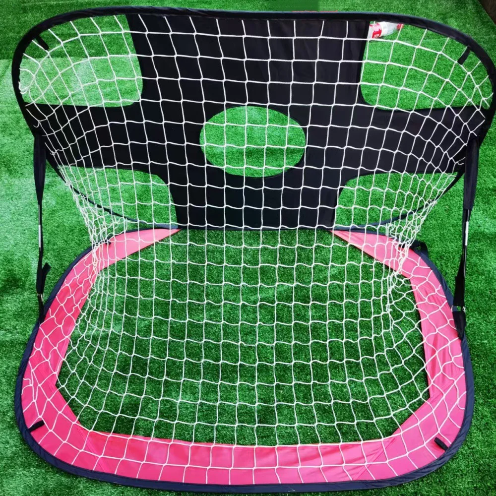 Football Trainer Throwing Net, Training Throwing Target Practice Net with 5 Target Pockets,  Portable Carry Case