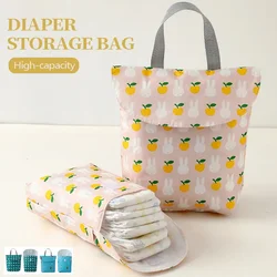 Portable Waterproof Diaper Storage Bag Baby Products Organizer Portable Capacity Nappy Bag Mummy Bag