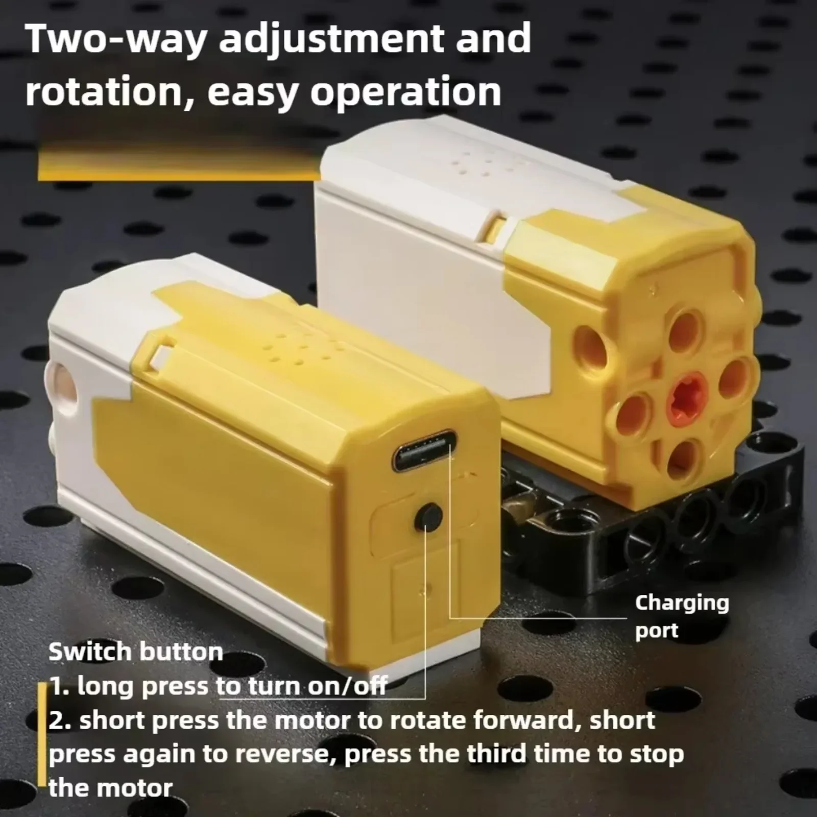 M/L Motor APP Control Rechargeable Lithium Battery Building Blocks Power Set Compatible with Legoeds 8883 Motor 9686 Parts
