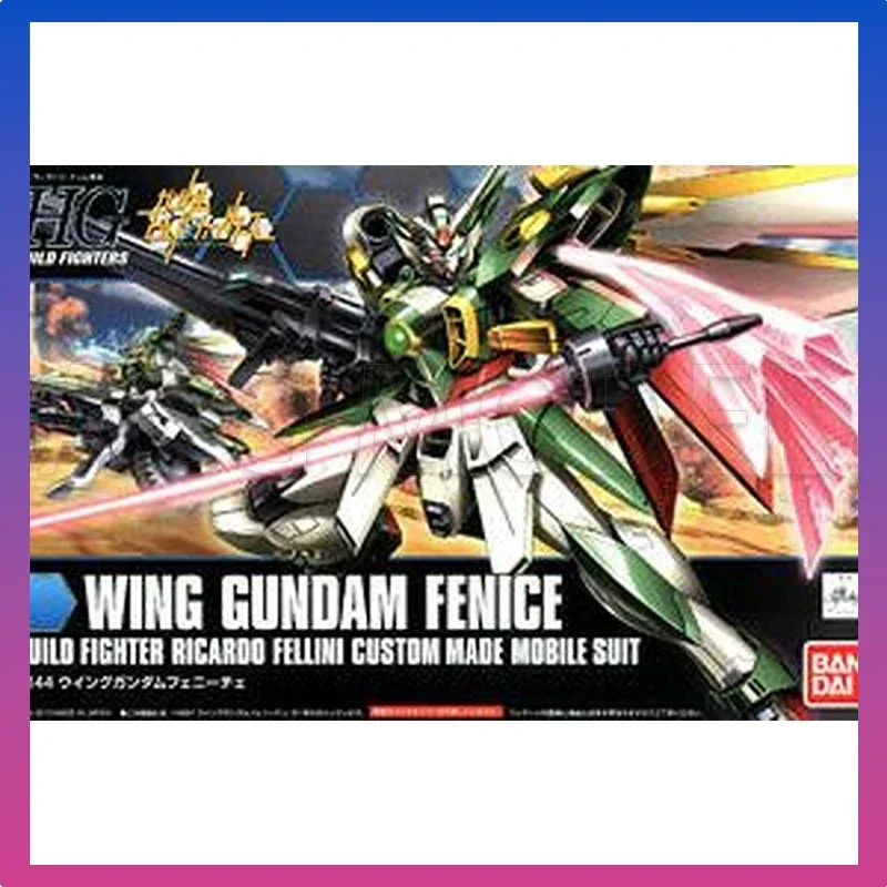بانداي حقيقية جاندام أطقم منمذجة أنيمي الشكل HGBF 1/144 الجناح فينيس جمع Gunpla أنيمي ألعاب شخصيات الحركة #2