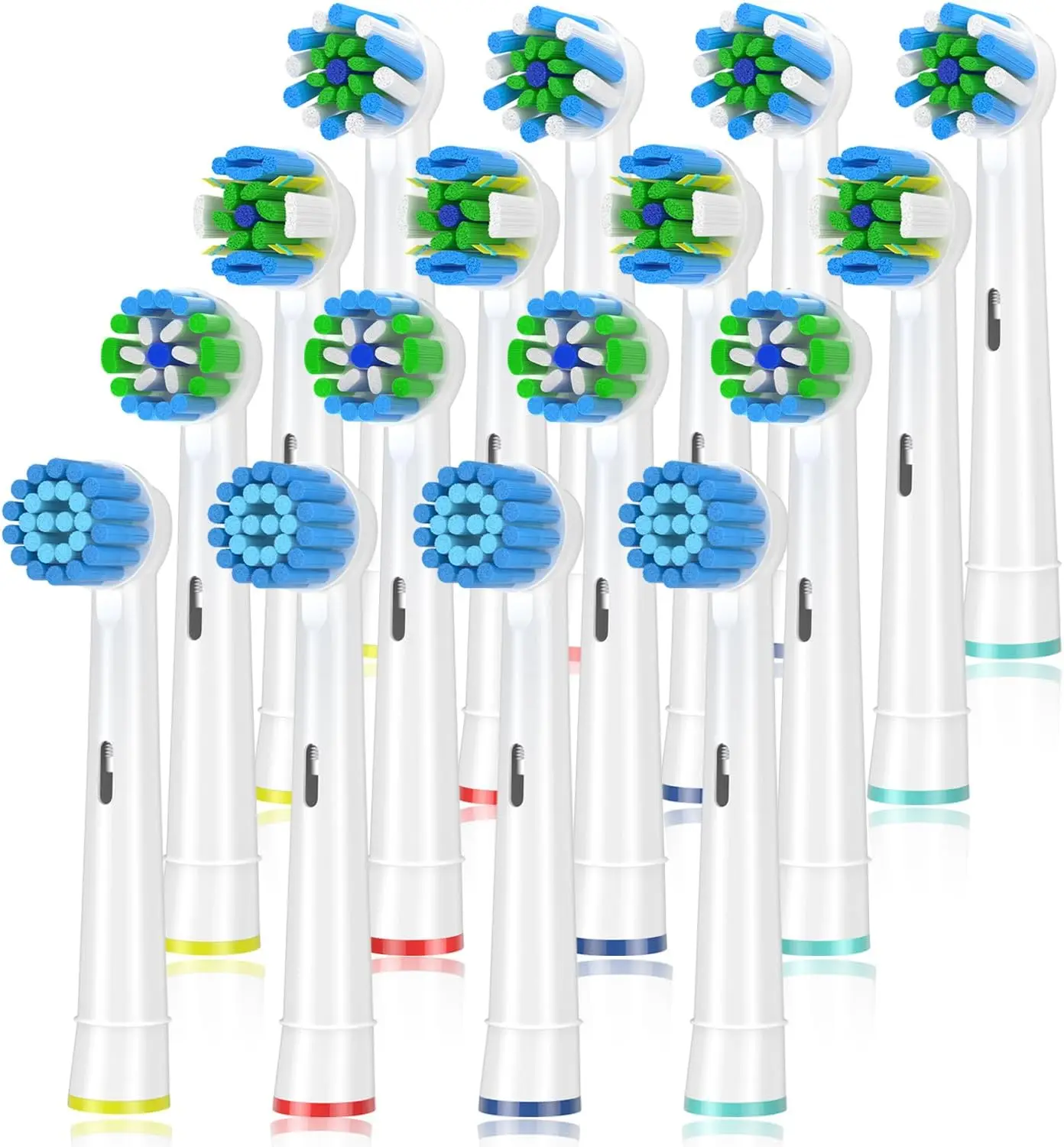 Vervangende opzetborstels compatibel met Braun Oral b 7000/Pro 1000/9600/ 5000/3000/8000/Genius en Smart elektrische tandenborstel