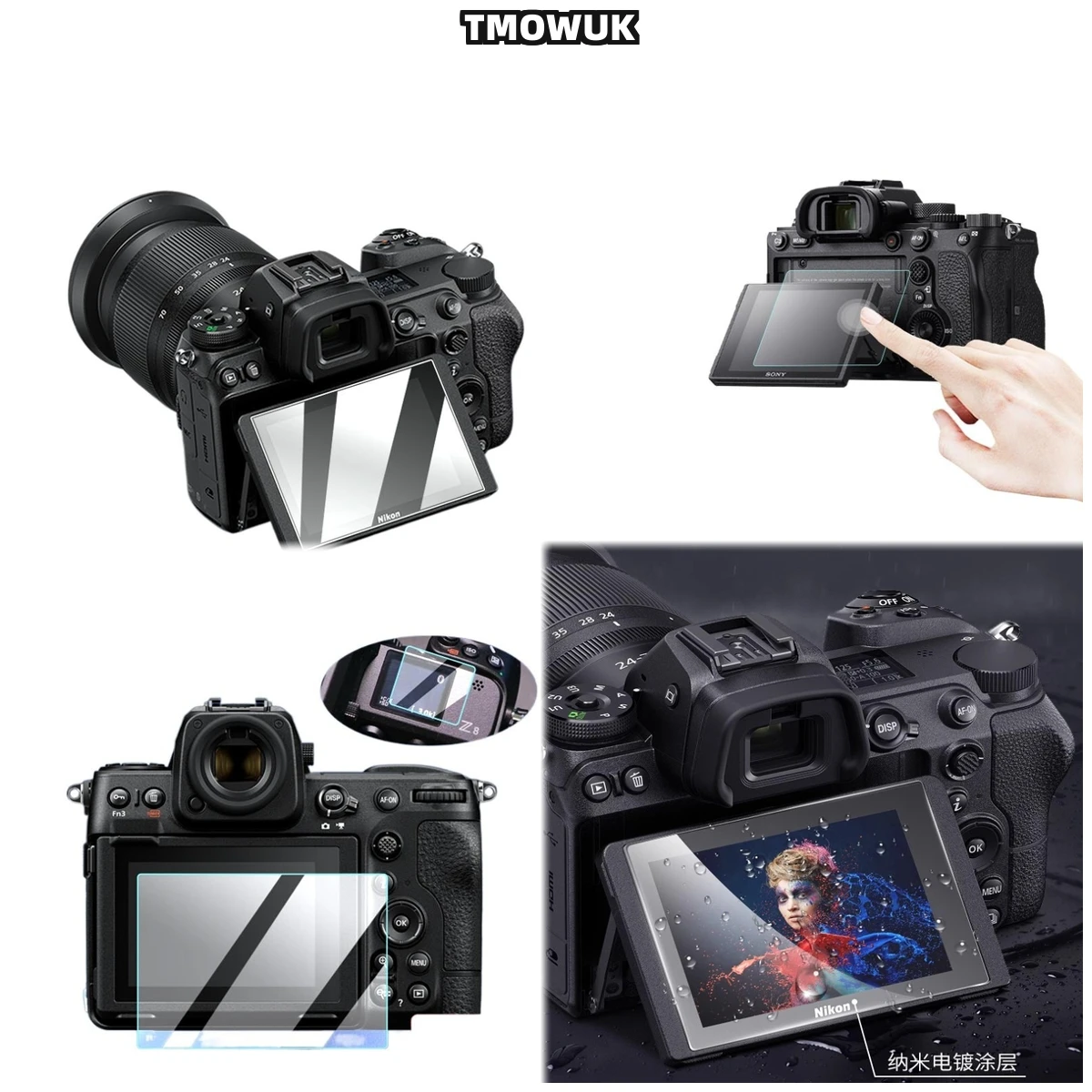 

For Nikon Z50, Elegant 9H Hardness Screen Guard, Maintains Original Clarity