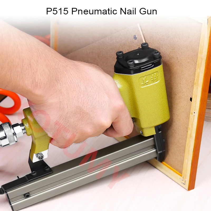 Pneumatic Nail Gun Air Stapler Picture Frame Gun Nailer Manual Staple Gun P515 HM515 V1015 Pneumatic Nail Angle Gun