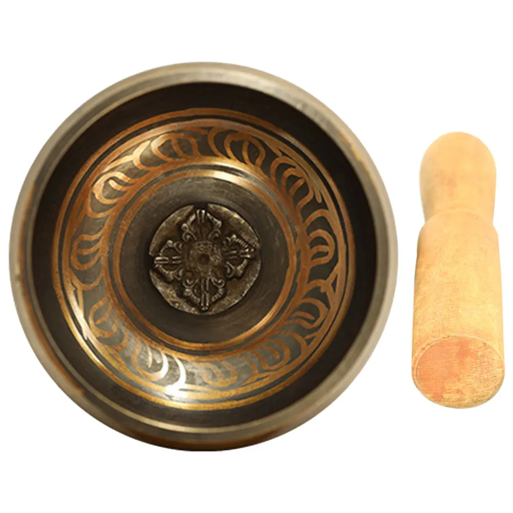 

1 set Sound Bowl Singing Bowls Set Meditation Copper Zen Music Tibetan Handmade Relaxation Home Temple