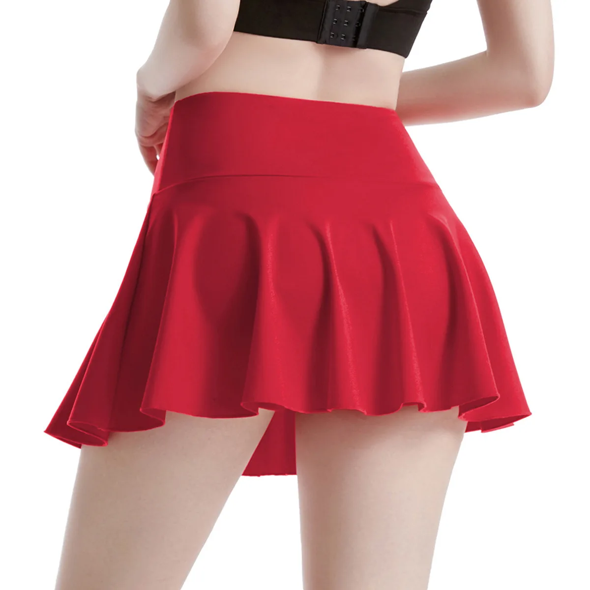 

New In Women's Sports Tennis Pleated High Waist Fitness Running Training Yoga Performance Short Skirt With Shorts