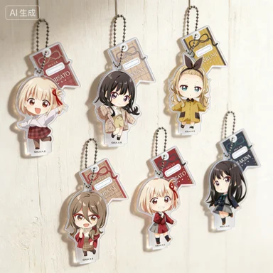 Anime Lycoris Recoil Ornament Inoue Takina Chisato Nishikigi Holder Acrylic Pendant Keychains Acrylic standing Gifts For Friends
