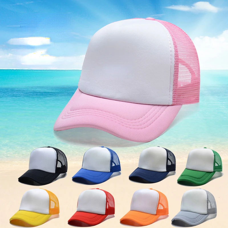 Women Baseball Cap Men Summer Mesh Baseball Cap Adjustable Snapback Hats for Women Men Hip Hop Trucker Cap Streetwear Dad Hat