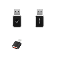 Mini Ai Box Wireless Carplay Adapter For Iphone, Convert Size Wired To Wireless Car