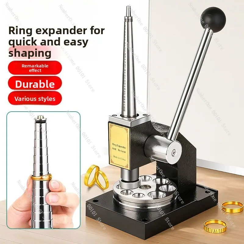 Ring Stretcher & Reducer Expander, Gold Silver Ring Size Adjustment Deformation Straightening Jewelry Reshaping Repair Machine