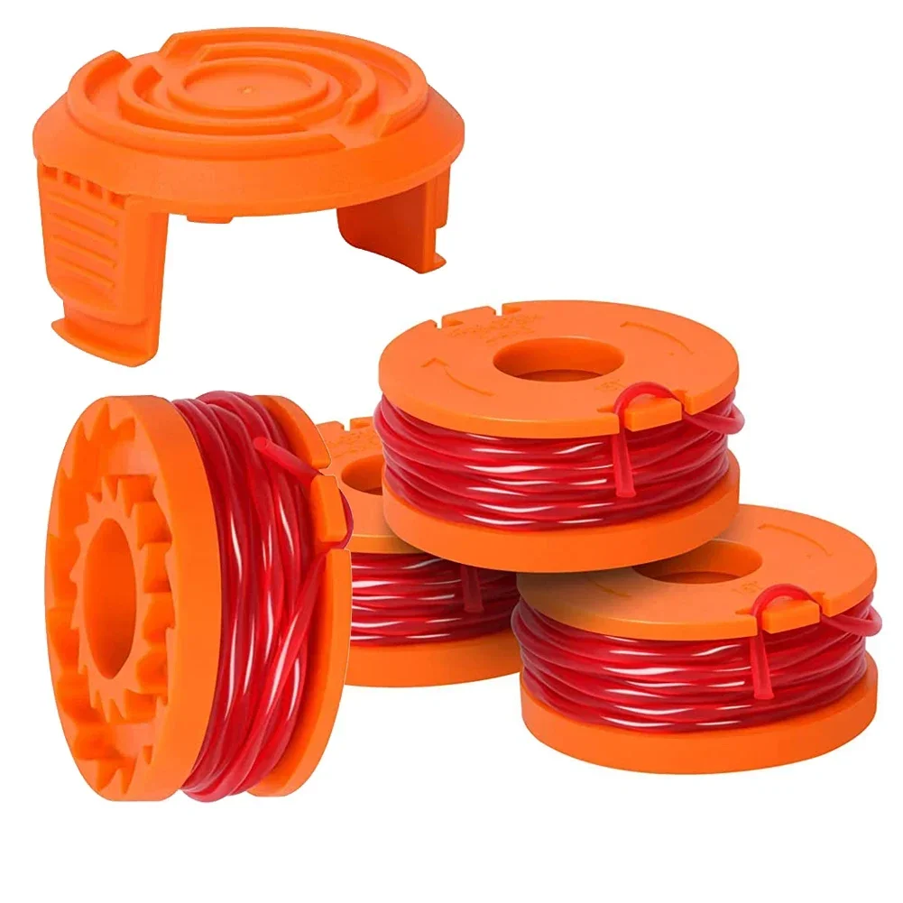 Trimmer Spool Line สําหรับ Worx WG154 WG163 WG180 WG175 WG155 WG151/WG160 ไร้สายTrimmerเครื่องตัดหญ้าเครื่องตัดหญ้าTrimmerเปลี่ยน