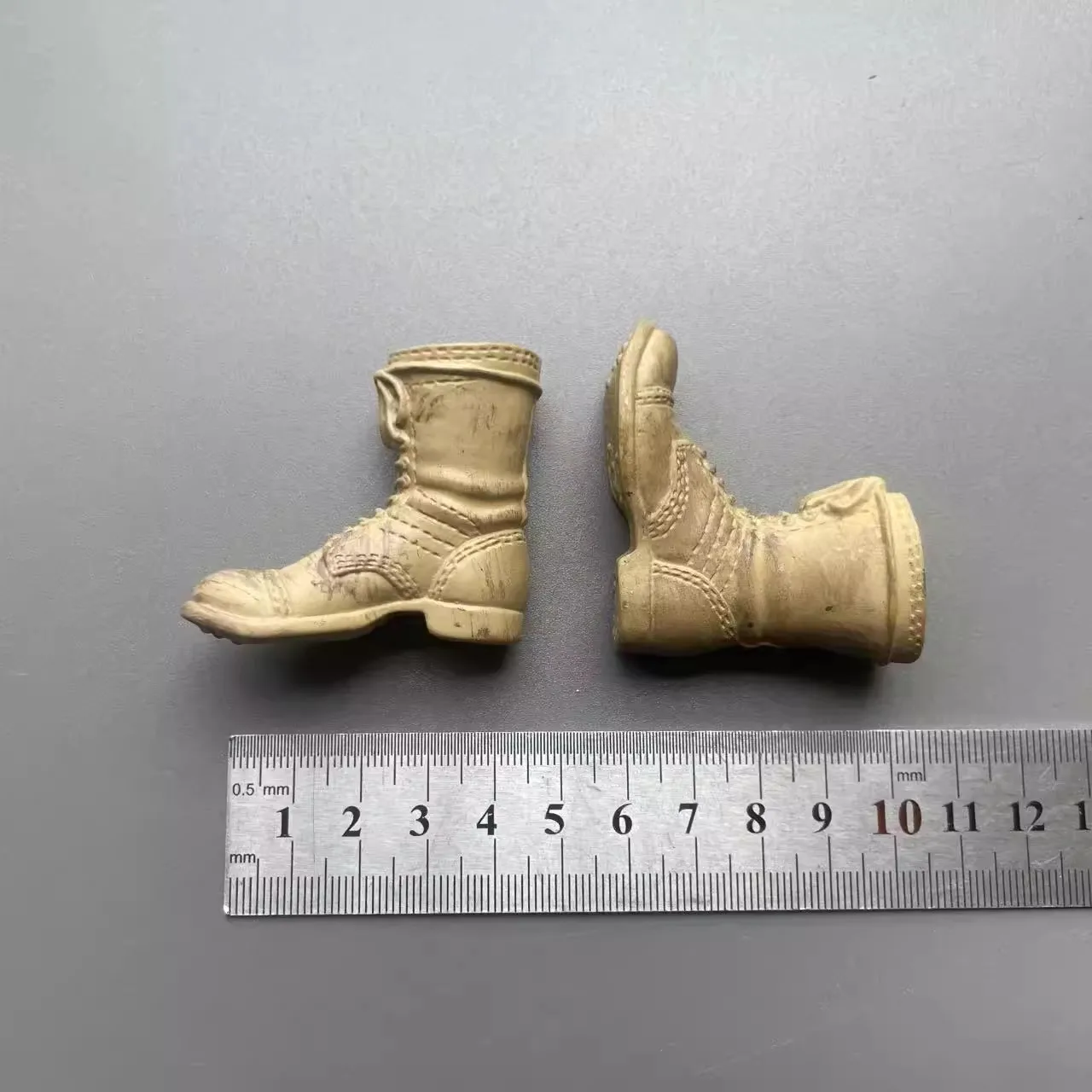 Kleine 1/6 Soldat Puppe Moderne US-Militär Sand Farbige Schuhe Kampf Stiefel Modell Spielzeug Für 12'' Action Figur Körper auf Lager