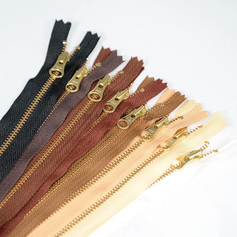 

20 шт./лот YKK молния 3 # 20 см металлический DALH тянуть медный антиникель закрытый конец карманный воротник брюки косметичка ремесло Diy