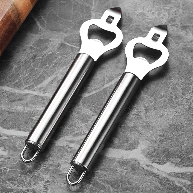 Abridor de botellas de acero inoxidable, abridor de latas de cerveza multifuncional, abridor de latas, abridor de cerveza creativo